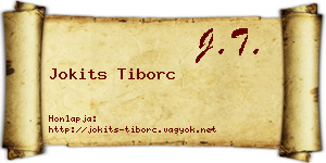 Jokits Tiborc névjegykártya